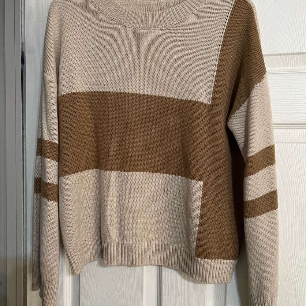 Tan oversized sweater